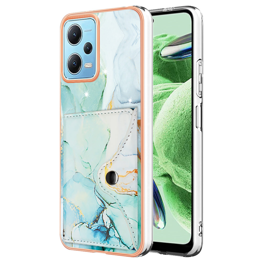 YB Leather Coating Series-9 for Xiaomi Redmi Note 12 5G (Global) Case Kickstand IMD Card Slot PU+TPU Cover YB Leather Coating Series-9 for Xiaomi Redmi Note 12 5G (Global) Case Kickstand IMD Card Slot PU+TPU Cover